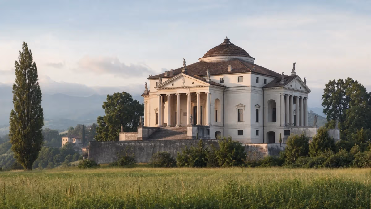 "La Rotonda di Palladio tra i prati vicino a Vicenza"