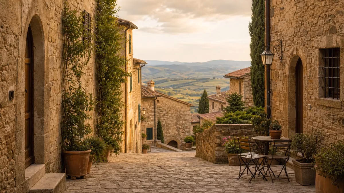 "Borgo italiano autentico da scoprire con calma in una giornata su misura con autista privato"